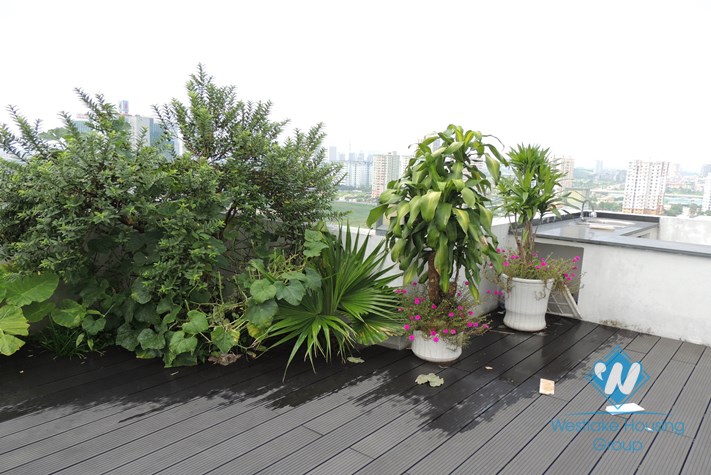 Nice penthouse available for rent in Cau Giay district, Hanoi